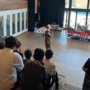 Corporal Knight to meeting our new Year 9 Historians